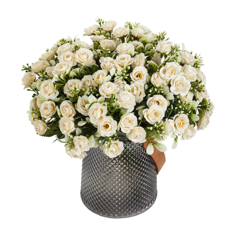 15-Piece Rose Bouquet for Home Decor